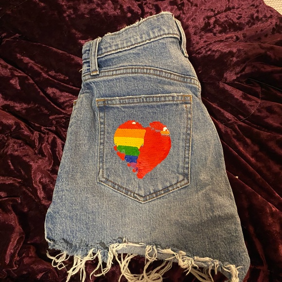 Pride Shorts ❣️💖🩵 - Picture 1 of 4